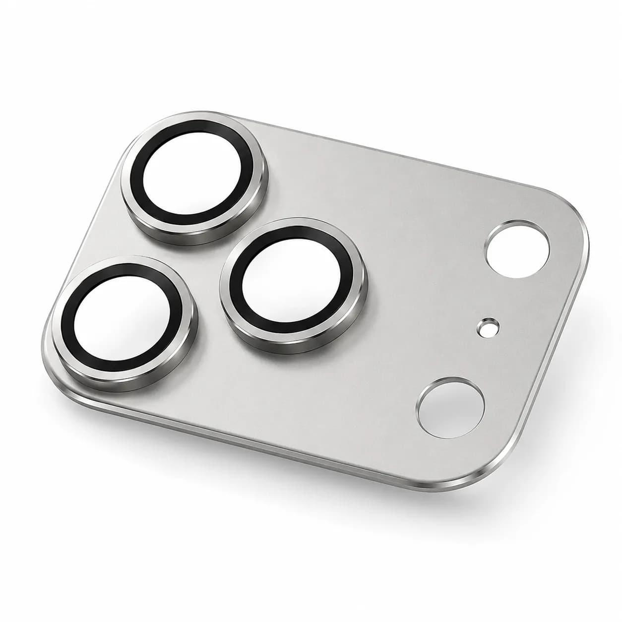 Protector de Cámara 9H para iPhone – Diseño Metálico Premium